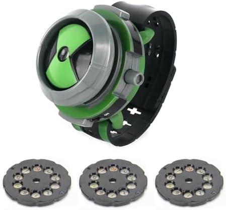 KBIBCK Ben 10 Omnitrix Watch Children's Projection Watch Ben10 WatchOmnitrix Toys with Projector Projection Action Figure Model Ben 10Watch for Children Christmas Birthday Gifts