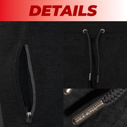 Keanu 3 Pack Boys Regular Fit Fleece Shorts With Zip Pockets Elastic Waistband And Drawstring – Sizes 5-14 Years - Black And Dark Assorted Colours