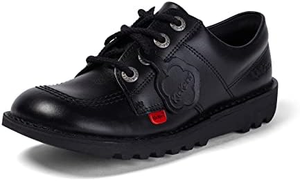 Kickers Unisex Kids Kick Lo Shoes Extra Comfort for Your Feet Added Durability Black 5 UK Child