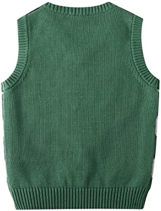 KID1234 Boys Jumper Kids Knit Vest Cotton Knitwear Sleeveless Sweater Pullover 4-14 Years Kids Clothes