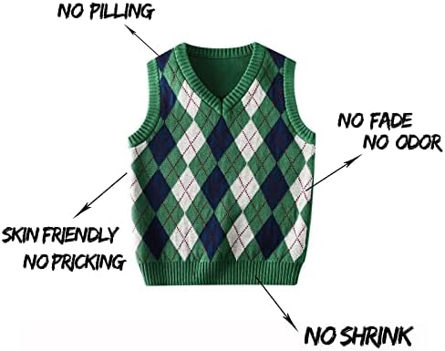 KID1234 Boys Jumper Kids Knit Vest Cotton Knitwear Sleeveless Sweater Pullover 4-14 Years Kids Clothes