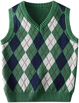 KID1234 Boys Jumper Kids Knit Vest Cotton Knitwear Sleeveless Sweater Pullover 4-14 Years Kids Clothes