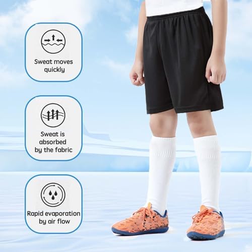 Kids Activewear Shorts School PE Short Boys Girls Gym Football Sports Running Training Shorts Quick Drying