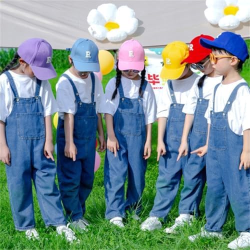 Kids Baggy Denim Dungarees Jumpsuit Shorts For Boys Girls Summer Sleeveless Adjustable Dressy Jeans Teen Girls Boys Loose Comfy Casual Sports Vacation Overalls Age 2-14 Years