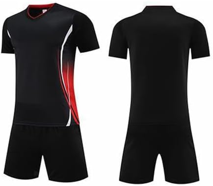 Kids Boys Football Kit Children Soccer Jersery Set Gym Shorts And T-shirt Sets Sports Outfit For Kids Age 5-13 Years