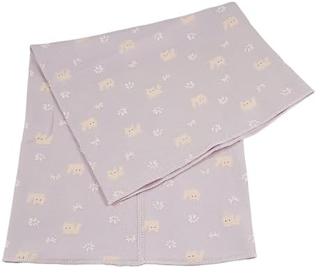 Kids Boys Girls Cotton Multi Use Neck Warmer Scarf Hat Bandana - Lilac Kitty Cat