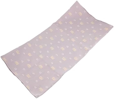 Kids Boys Girls Cotton Multi Use Neck Warmer Scarf Hat Bandana - Lilac Kitty Cat