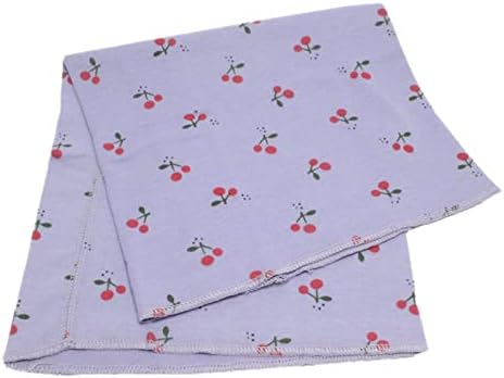 Kids Boys Girls Cotton Multi Use Neck Warmer Scarf Hat Bandana (CHERRY - PURPLE)
