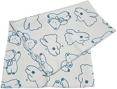 Kids Boys Girls Cotton Multi Use Neck Warmer Scarf Hat Bandana - White Bear