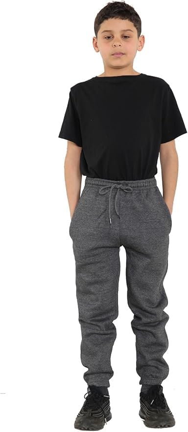 Kids Boys Girls School Joggers Children’s Pants Sports Fleece PE Joggers Kids Trouser Jogging Tracksuit Kids Sport Gym wear Casual Trouser