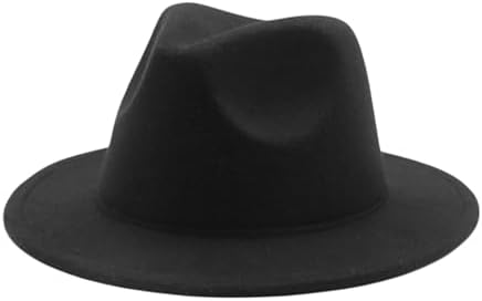 Kids Boys Girls Wide Brim Fedora Hats Solid Color Classic Panama Dress Hat Party Beach Summer Sun Hat