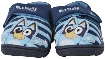 Kids Boys Slippers Bluey Bingo 3D Ears Officially Licensed Slipper Soft Warm Cozy Shoes Slip On Slipper Warm Fleece Comfortable Indoor Footwear Anti Slip Dot Grip Sole House Lounge Shoes Slipper
