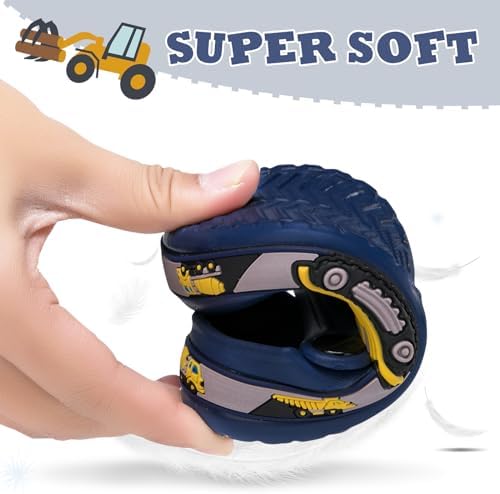 Kids Clogs Garden Shoes Mules Cute Dinosaur Beach Sandals Summer Lightweight Pool Shower Slippers For Toddler Boys Girls Water Shoes