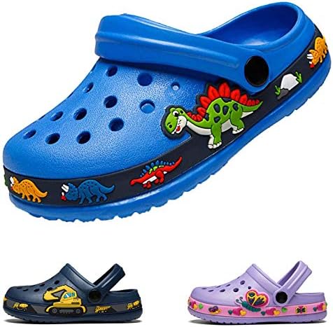 Kids Clogs & Mules for Children Boys and Girls Slip On Water Shoes Non Slip Summer Sandals for Garden Beach Pool Shoes