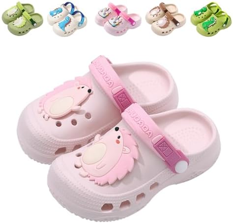 Kids Clogs Toddler Boys Girls Dinosaur Clogs Children Garden Shoes Beach Pool Shower