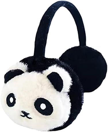 Kids Furry Winter Earmuffs Cute Fox Plush Faux Fur Earmuffs Girls Boys Soft Warm Fleece Cushioned Ear Warmers Earflaps Ears Protector Children Warm Ear Covers Xmas Gift Winter Birthday Gift