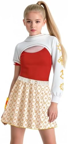 Kids Girls Zombies Character Outfits Party Costume 4-14 Years