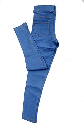 Kids Jeggings Pants Girls Denim Skinny Denim Jeans School Uniform Stretchy Jeggings Children Pants Leggings 4-13 Years