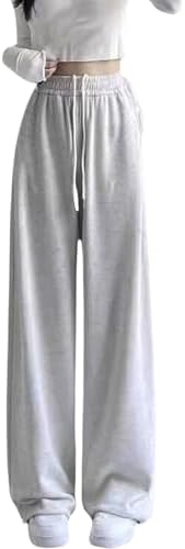Kids Pants Girls Age 4-14 Years Spring Winter Baggy Trousers for ADO Girls Elastic Waist Loose Comfy School Casual Sports Athletic Vacation Streetwear Sweatpants