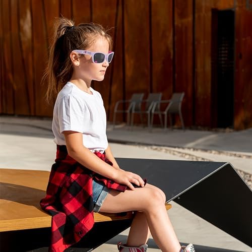 Kids Polarised Sunglasses UV400 Protection Sun Shades Licensed Eyewear Sports Summer Accessories Scratch Resistant Polarized Sunglasses Kids Gifts Boys Girls 3+ Years