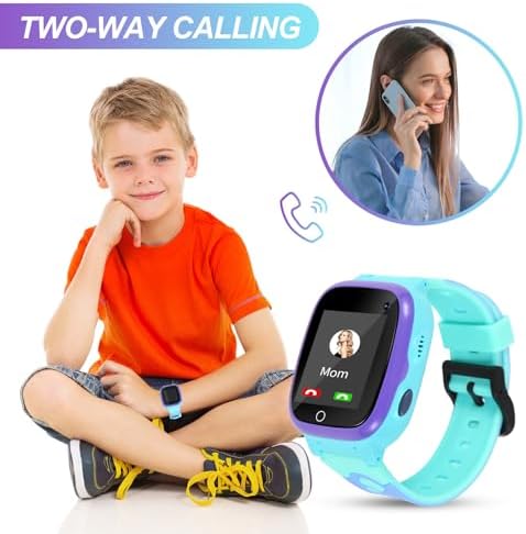 Kids Smart Watch LBS Tracker Smartwatches For Children Kids With SOS Anti-Lost Math Game Call Camera Touch Screen Game Alarm For Boys And Girls