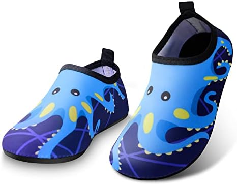 Kids Water Shoes Toddlers Swim Beach Shoes Infant Wet Swimming Pool Shoes for Boys Girls Non-Slip Quick Dry Aqua Socks Soft Skin Barefoot Baby Holiday Essentials for Garden Sea Waliking Wetsuit