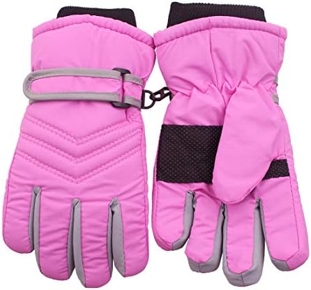 Kimmyku 2Pairs Kids Boy Girls Winter Snowproof Waterproof Snow Ski Gloves Mittens Thermal Warm 2Pairs Buye One Get 1 Free