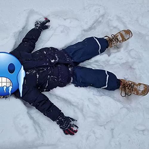 Kimmyku 2Pairs Kids Boy Girls Winter Snowproof Waterproof Snow Ski Gloves Mittens Thermal Warm 2Pairs Buye One Get 1 Free