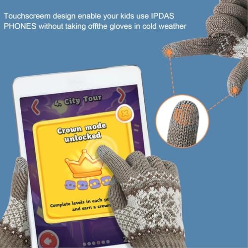 Kimmyku 2Pairs Kids Boy Girls Winter Snowproof Waterproof Snow Ski Gloves Mittens Thermal Warm 2Pairs Buye One Get 1 Free