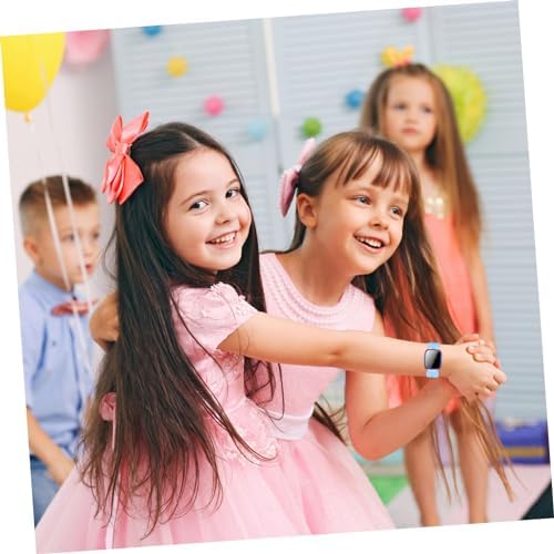 KITANDOVE 2pcs Silicone Watchband For Boy Girl Phone Watch White Colors Quick Release Comfortable And Safe For Boys And Girls