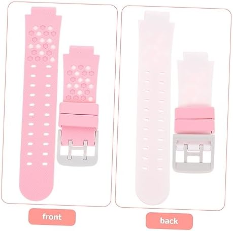 KITANDOVE 2pcs Silicone Watchband For Boy Girl Phone Watch White Colors Quick Release Comfortable And Safe For Boys And Girls