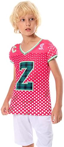 KoleGoe Zed Costume For Boys From Zombies Zed Costume Toddler Halloween Seabrook Football Jersey