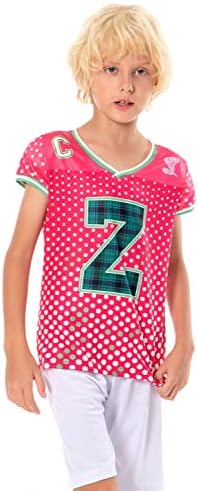 KoleGoe Zed Costume For Boys From Zombies Zed Costume Toddler Halloween Seabrook Football Jersey
