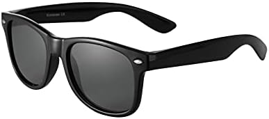 Komonee Kids Flexible Polarized Silicone Drifter Sunglasses Classic Style Retro Sun Shades Eye Glasses UV400 Protection Unisex For Boys And Girls Age 3-10