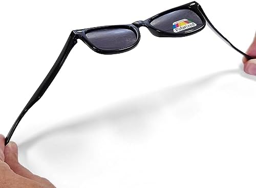 Komonee Kids Flexible Polarized Silicone Drifter Sunglasses Classic Style Retro Sun Shades Eye Glasses UV400 Protection Unisex For Boys And Girls Age 3-10