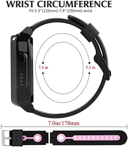 Kuaguozhe Pack Of 1 Children's Wristbands Compatible With Xplora X5 / XGO2 / XGO3 Bracelet Xplora Kids Smartwatch Replacement Strap Silicone Watch Strap For X5 Play/XGO 2/XGO 3 Girls Boys Student