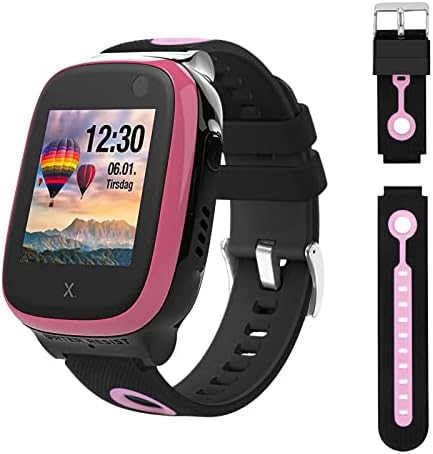 Kuaguozhe Pack of 1 Children's Wristbands Compatible with Xplora X5 / XGO2 / XGO3 Bracelet Xplora Kids Smartwatch Replacement Strap Silicone Watch Strap for X5 Play/XGO 2/XGO 3 Girls Boys Student