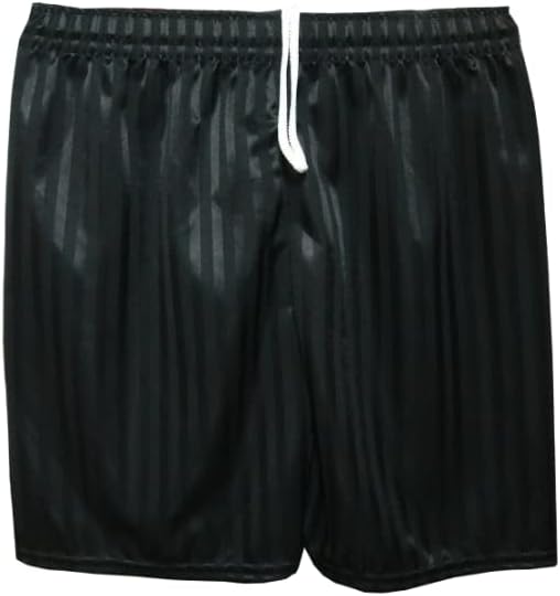 L S U Black PE Shorts for Adults Children Boys Girls Summer School Sports Shadow Stripe Kids