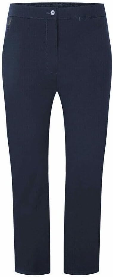 L S U Extra Generous Girls Sturdy Fit School Trousers Generous Waist Half Elasticated Trousers Size Small to 6XL