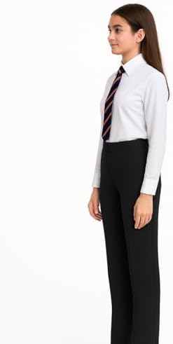 L S U Girls Adjustable Waist School Trouser Comfortable Everyday Pants