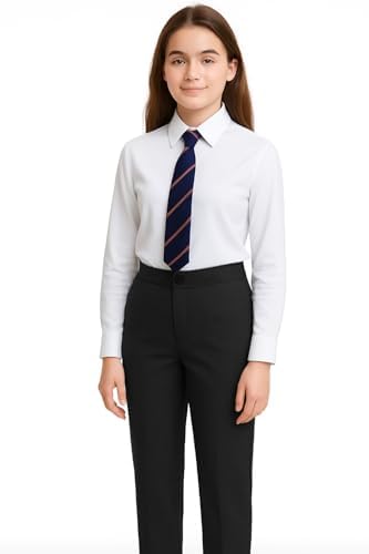 L S U Girls Adjustable Waist School Trouser Comfortable Everyday Pants