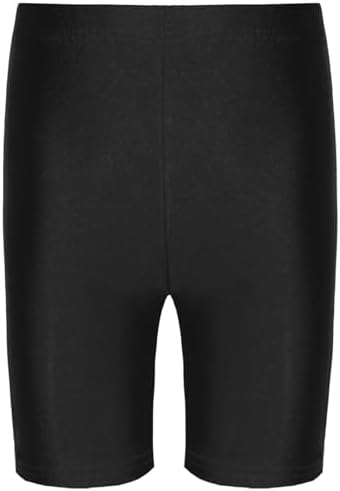 L S U Girls Kids Cycling Shorts Unisex Boys Girls Plain Sports Dance School P.E Gym Stretchable Breathable Summer Shorts