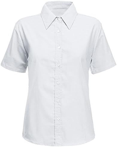 L S U Girls White School Short Sleeve Blouse School Uniform