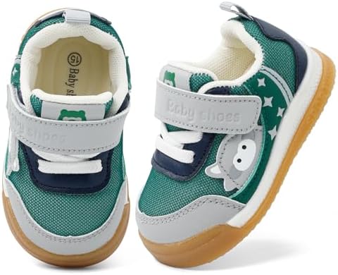 LACOFIA Baby Shoes Boys Girls First Walking Shoes Infant Toddler Trainers Soft Lightweight Anti-Slip Sneakers