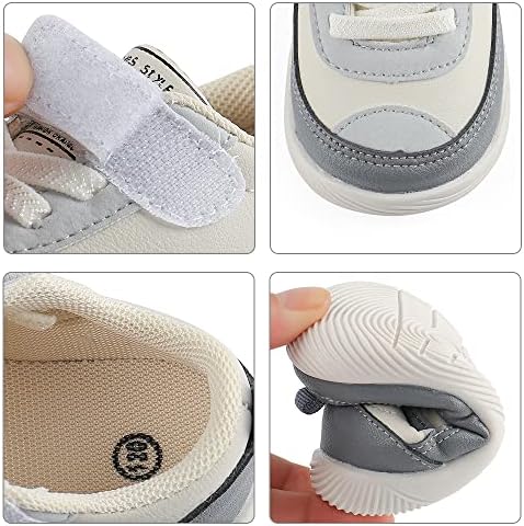 LACOFIA Baby Shoes Infant Toddler Boys Girls Trainers Non-Slip Rubber Sole First Walking Shoes Sneakers
