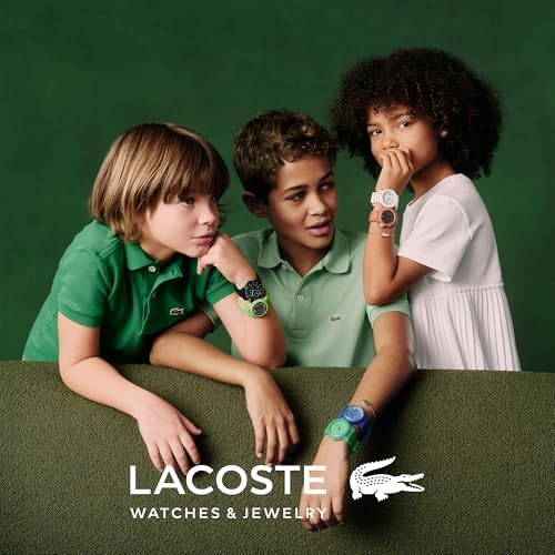 Lacoste Three Hand Quartz Movement Watch For Kids LACOSTE.12.12 Kids Collection With Silicone Bracelet