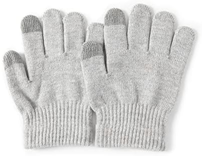 Lallier 3Pcs Kids Hat Scarf And Snow Gloves Set Winter Knit Warm Soft Pom-Pom Beanie Outdoor For Boys Girls And Toddlers