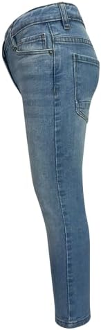 LAMIRE Slim Fit Boys Jeans - Stretch Skinny Denim Jeans For Kids - Stylish And Comfortable Cotton Kids Jeans With Adjustable Waistband For Ages 3-13 Years