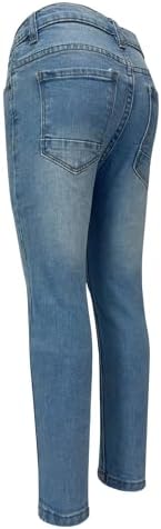 LAMIRE Slim Fit Boys Jeans - Stretch Skinny Denim Jeans For Kids - Stylish And Comfortable Cotton Kids Jeans With Adjustable Waistband For Ages 3-13 Years