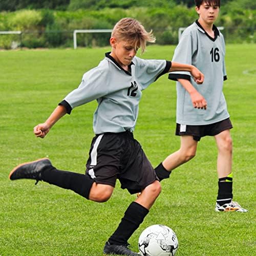 Lanjue 3 Pairs Kids Football Socks Black Boys Football Socks Long Tube Children Soccer Socks Hockey Socks Rugby Socks For Sport Training